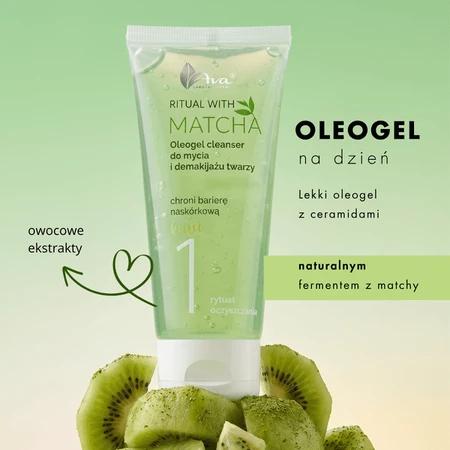 AVA Ritual with Matcha, oleo-żel do mycia i demakijażu twarzy, 100 ml: ceny i cechy