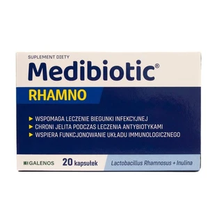 Medibiotic Rhamno, cápsulas, 20 uds.