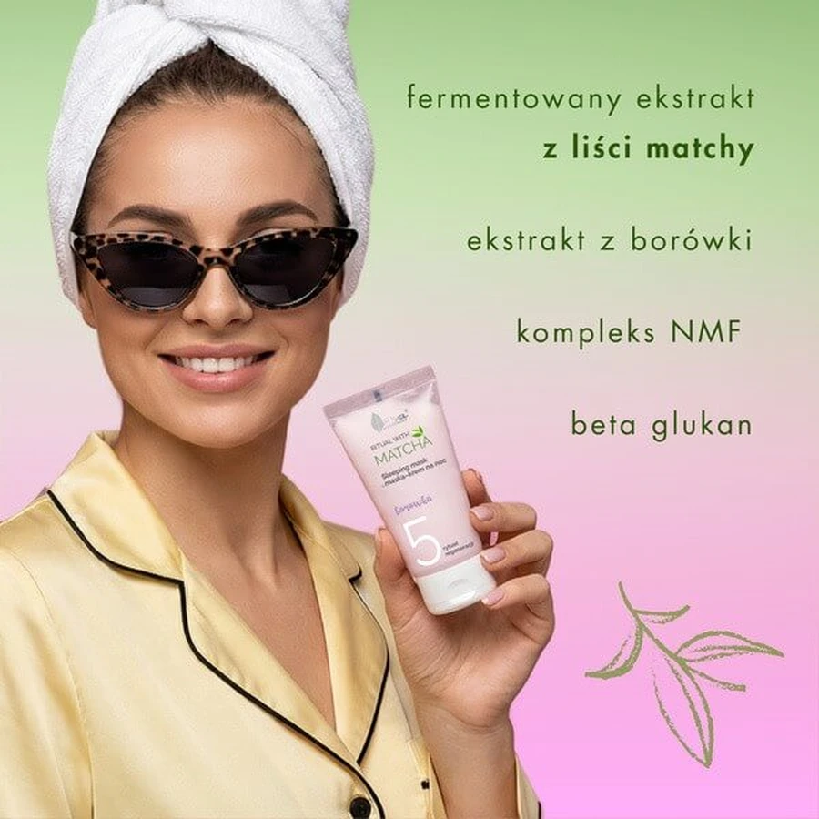 AVA Ritueel met Matcha, nachtmasker-crème, 50 ml