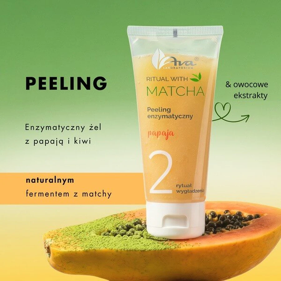 AVA Ritual con Matcha, exfoliante enzimático, 50 ml