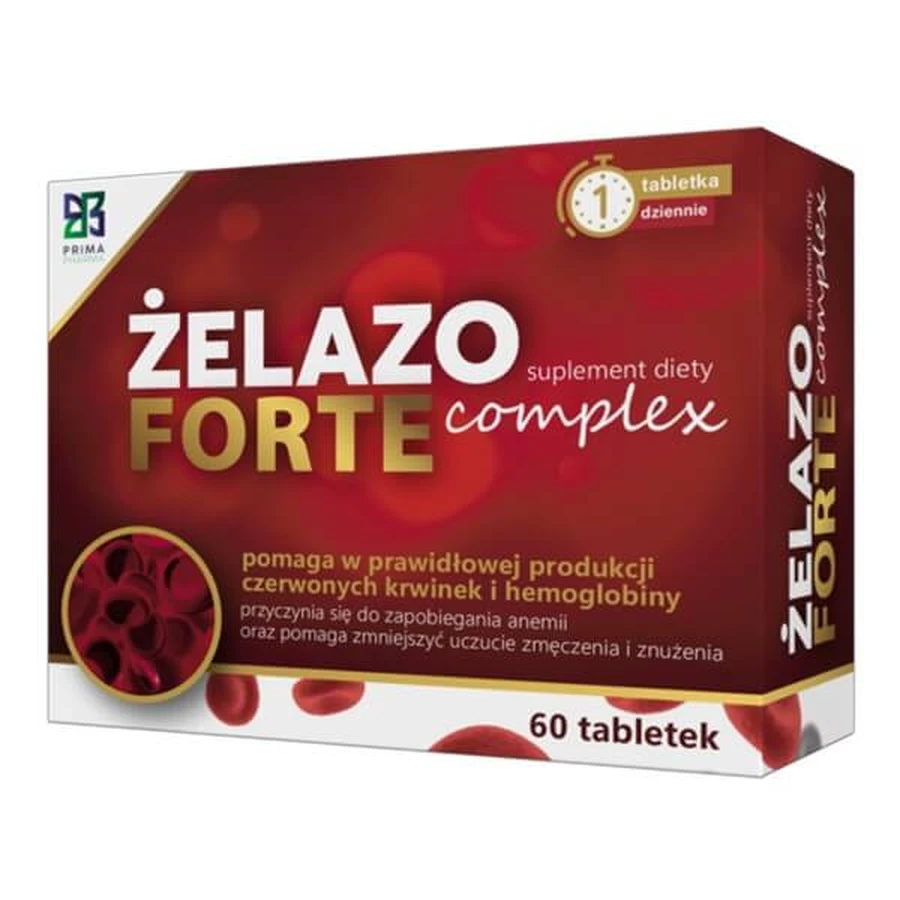 Prima Pharm Iron Forte Complex, tabletten, 60 st.