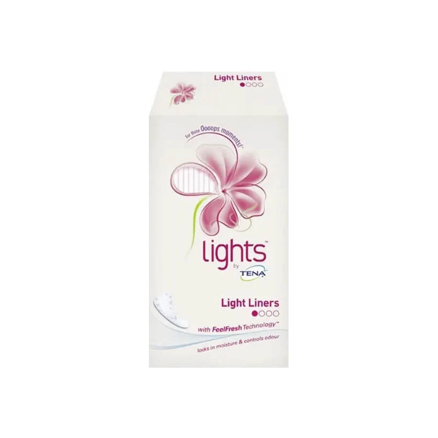 Tena lights sensitive - 28 discrete inlegkruisjes tegen urineverlies