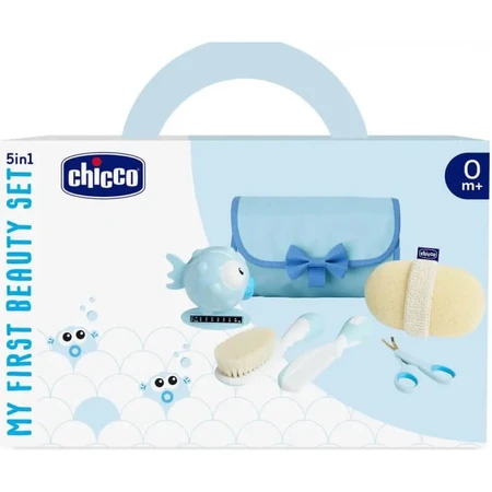 Chicco il mio primo beauty - set igiene per bambini colore azzurro