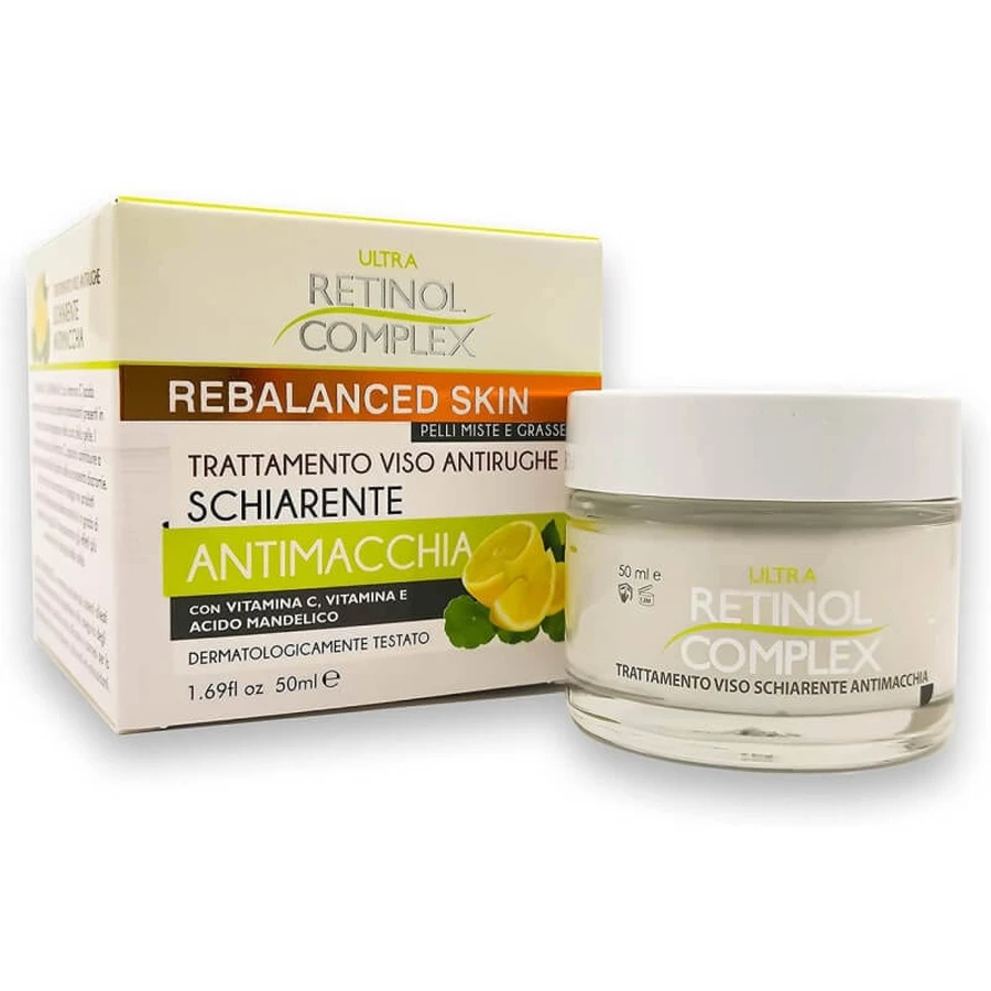 Retinol complex Rebalanced skin - anti-rimpel, verhelderende en anti-vlekken gezichtscrème 50 ml
