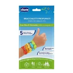 Chicco 5 pulseras de silicona con aroma de citronela