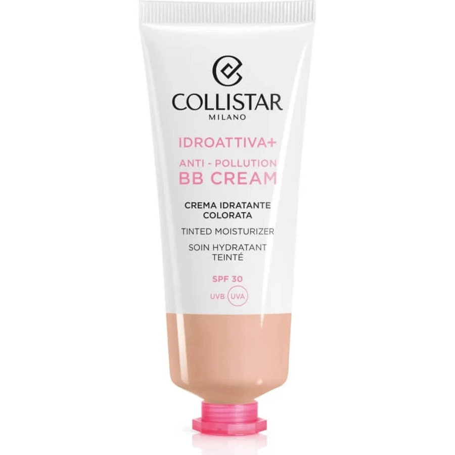Collistar hydroactive+ anti pollution bb cream - moisturizing cream spf 30 tinted 50 ml - clear