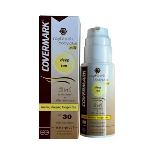 Covermark Sunscreen 30 spf rayblock body plus milk hoher Schutz 150 ml