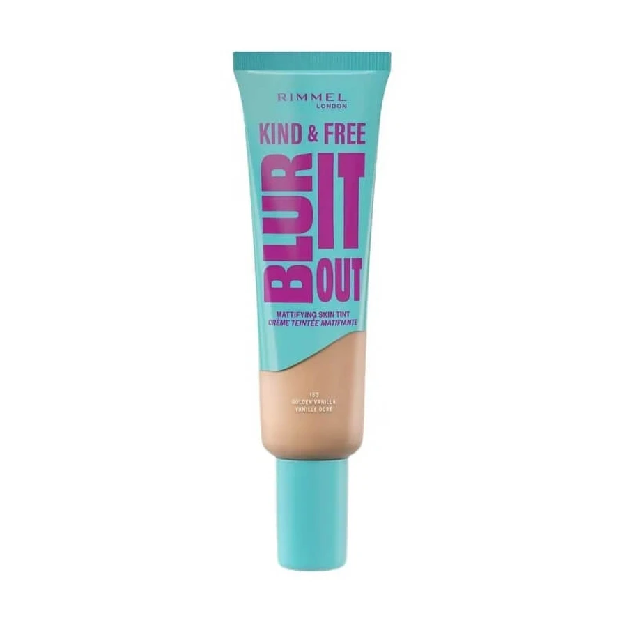 Rimmel blur it out spf 20 - fond de ten lichid matifiant - nr. 163 vanilie aurie 30 ml