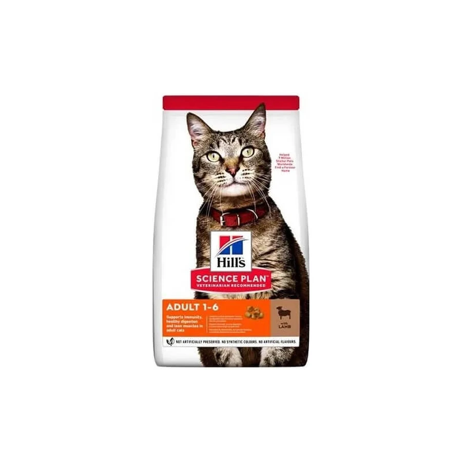 Hill's Adult 1-6 cu miel - hrană uscată pentru pisici adulte 7 kg