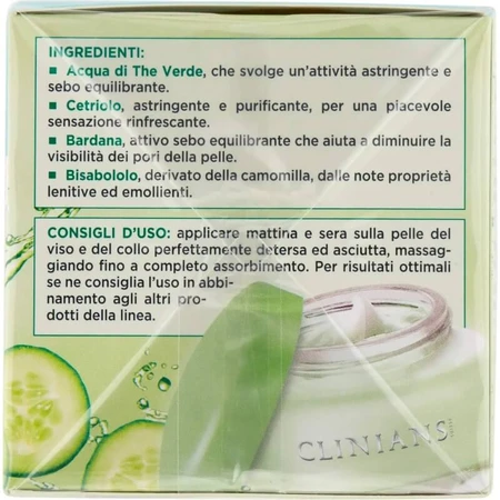 Clinians Hydra plus - gel-crème hydratant matifiant pour les peaux mixtes et grasses 50 ml
