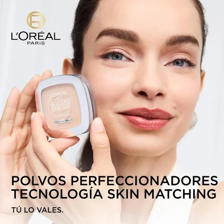 L'oreal paris Accord parfait - polvos de noche efecto natural n. 3d3w beige doré