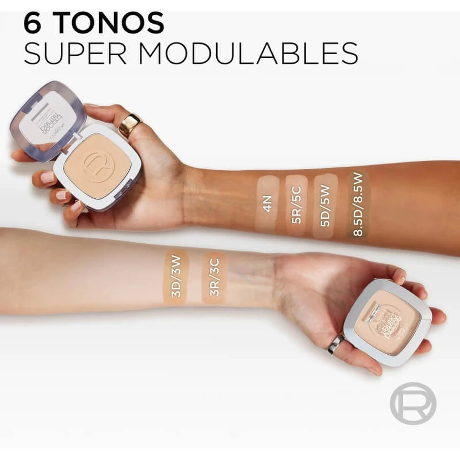 L'oreal paris Accord parfait - polvos de noche efecto natural n. 3d3w beige doré