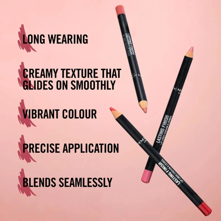 Rimmel lasting finish - lápiz de labios de larga duración no. 760 90 s'nude