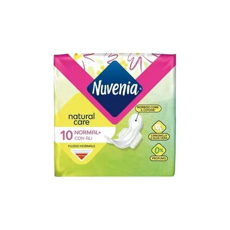 Nuvenia natural care - 10 Pads mit Flügeln