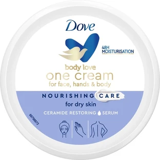 Dove Body love one cream - soin nourrissant - crème pour le corps, le visage et les mains 250 ml