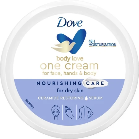Dove Body love one cream - soin nourrissant - crème pour le corps, le visage et les mains 250 ml