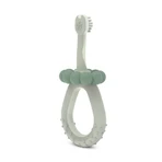 Suavinex - première brosse à dents pour bébé 0-2 ans couleur vert sauge