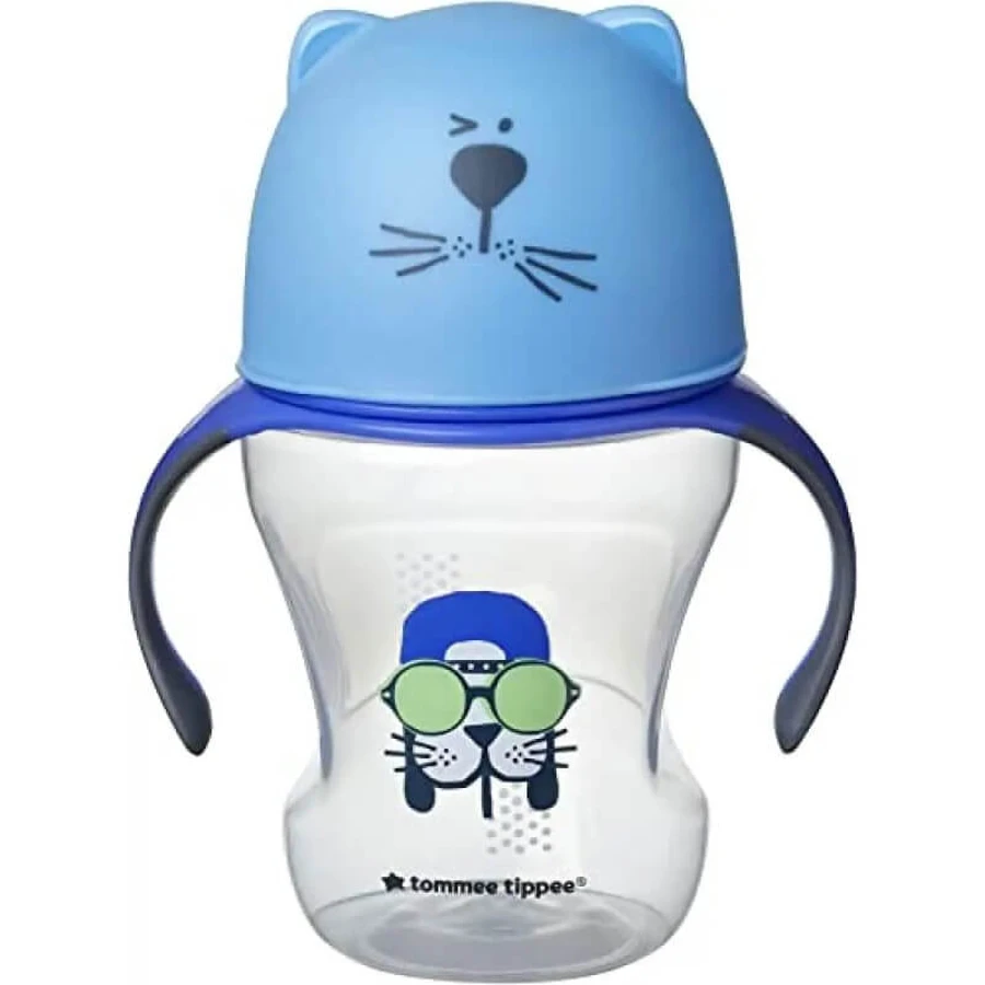 Tommee tippee Trainer cup soft sippee - kubek 6m+ z miękkim dzióbkiem 230ml kolor różowy: ceny i cechy