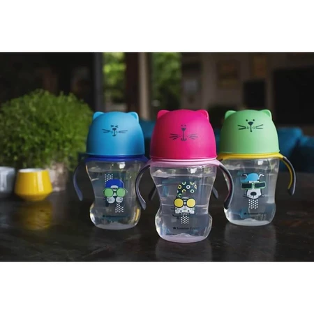 Tommee tippee Trainer cup soft sippee - kubek 6m+ z miękkim dzióbkiem 230ml kolor różowy: ceny i cechy