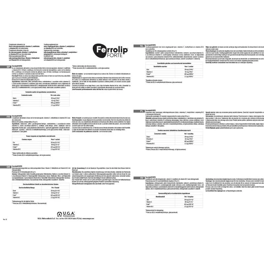 Ferrolip forte 30 Stickpacks - Eisen- und Vitaminzusatz