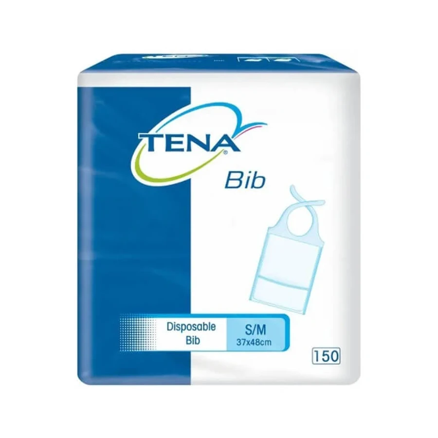 Tena bib - 150 disposable gags size s/m 37x48 cm