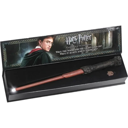 Noble collection baguette magique harry potter avec pointe lumineuse