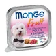 Monge Fruit patè e bocconcini pollo e lamponi - alimento per cani adulti 100 gr