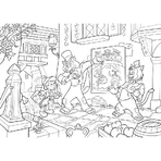 Lisciani Maxi puzzle double face 35 pieces pinocchio 48182