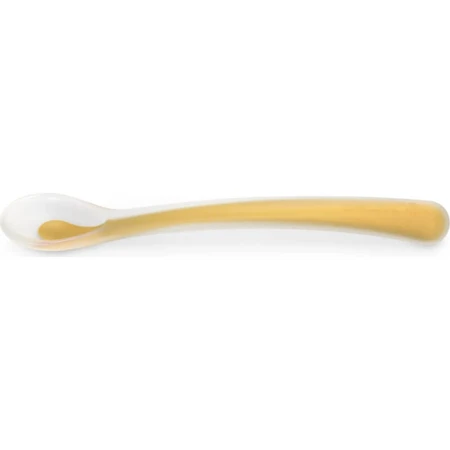 Suavinex selection color essence 4m+ - silicone spoon - mango