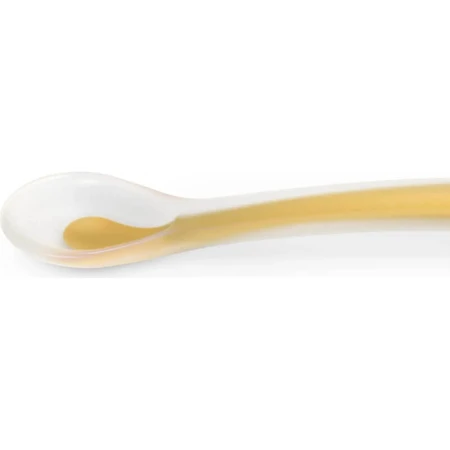 Suavinex selection color essence 4m+ - silicone spoon - mango