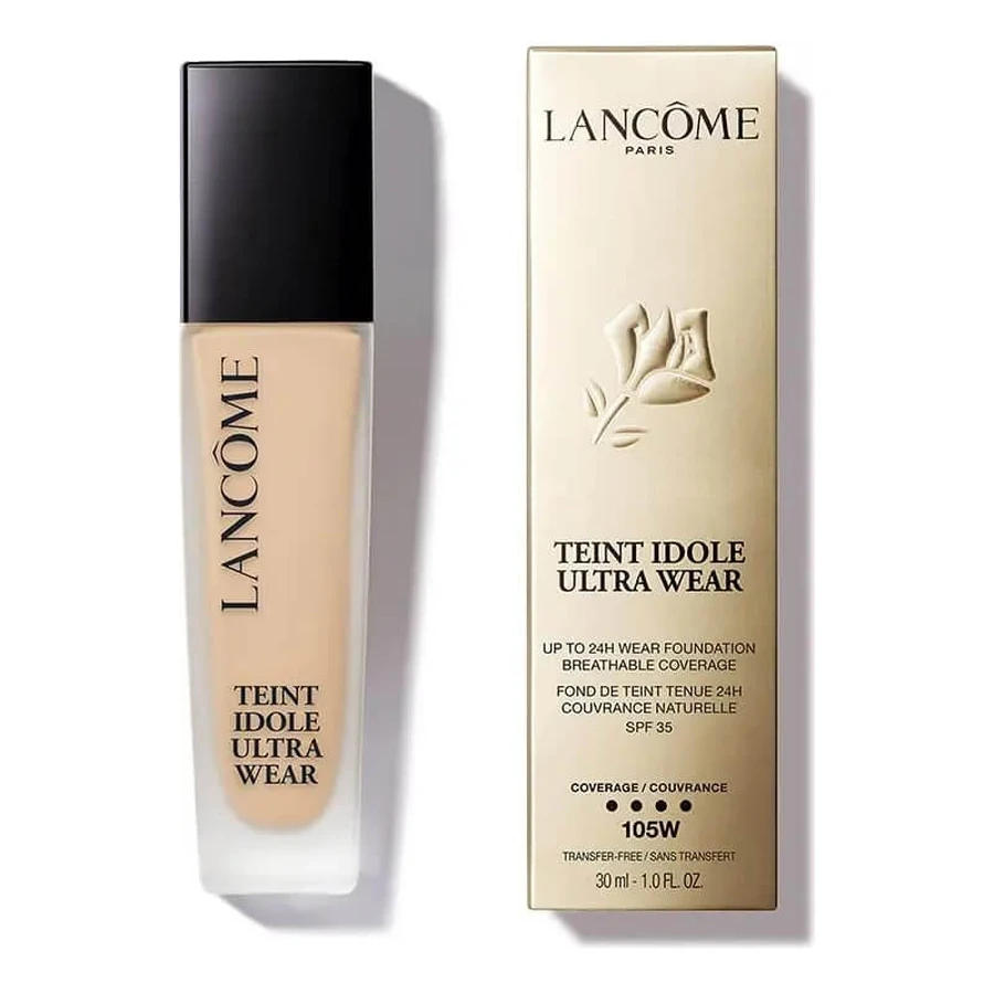 Lancome teint idole ultra wear - flüssige grundierung zweiter haut effekt - nr. 105w
