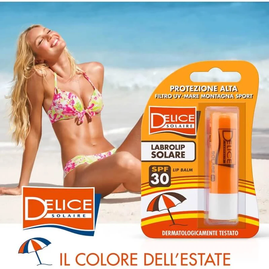 Delice Labrolip zonnebrandcrème spf30 - beschermende lipstick 5 ml