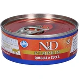Farmina N&amp;d pumpkin grain free quail and pumpkin - complete food for adult cats 70 g