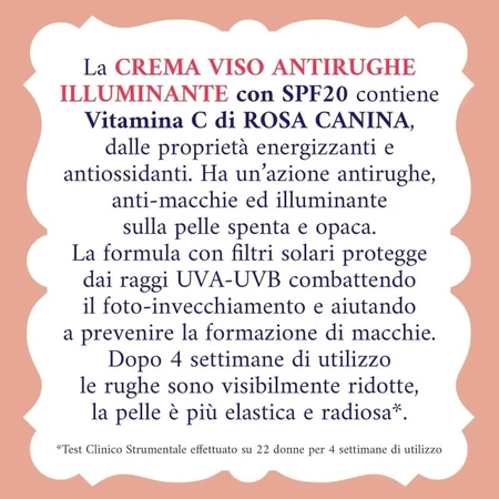 Illuminating Rose Water - anti-wrinkle cream spf20 anti-spots 50 ml