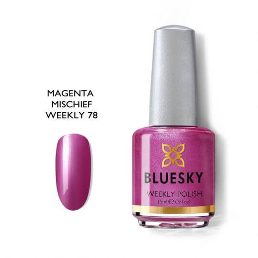 Lac de unghii Bluesky Magenta Mischief 15ml