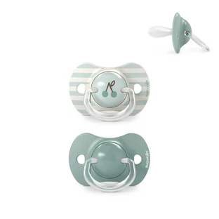 Suavinex birdies - 2 sucettes en silicone sx pro 18m+ vert