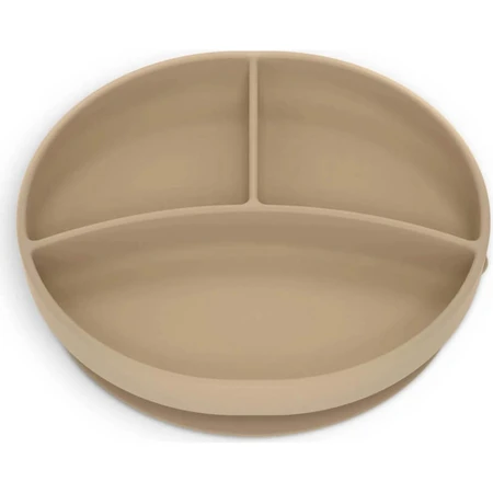 Suavinex color essence - siliconen bord met verdelers - beige