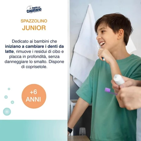Captain's Paste Junior Zahnbürste +6 Jahre alt