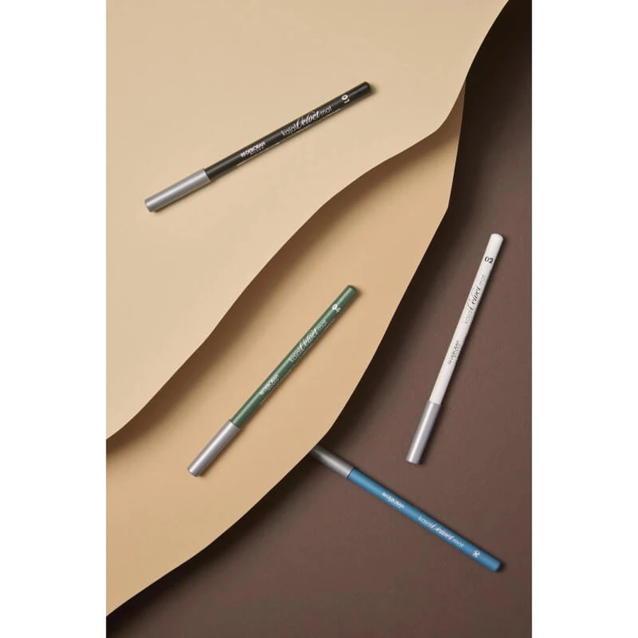 Deborah Kajal velvet mat - eye pencil no. 01 black