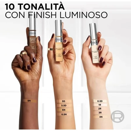 L'oreal paris Accord parfait - korektor w serum rozświetlającym nr. 5d: ceny i cechy
