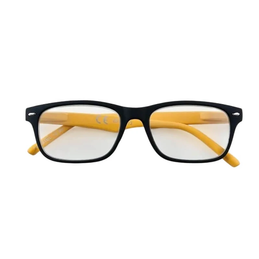 Vormontierte gelbe Lesebrille +3,50 Dioptrien