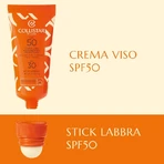Collistar duo - protective tanning face cream spf 50 + lip stick spf 30 20 ml