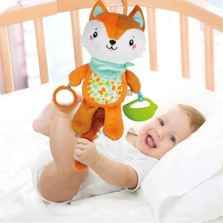 Clementoni Happy fox - Plüschtier erste Monate 0m+
