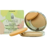 Clinique stay-matte sheer pressed oil-free powder - poudre compacte no. 01 buff