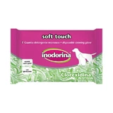 Inodorina Soft touch - waterloos reinigende wegwerphandschoen voor honden, katten en puppies