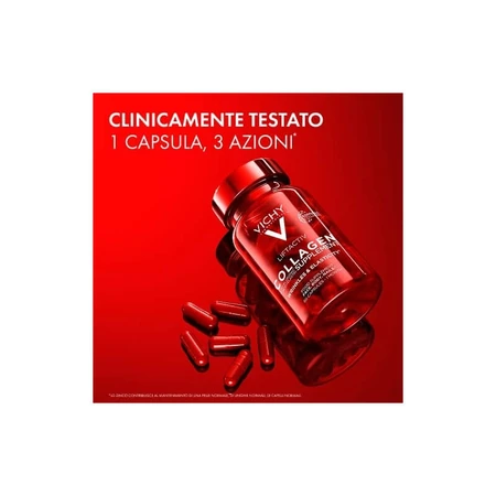 Vichy liftactive supplément de collagène - supplément pour la peau, les cheveux et les ongles 60 gélules