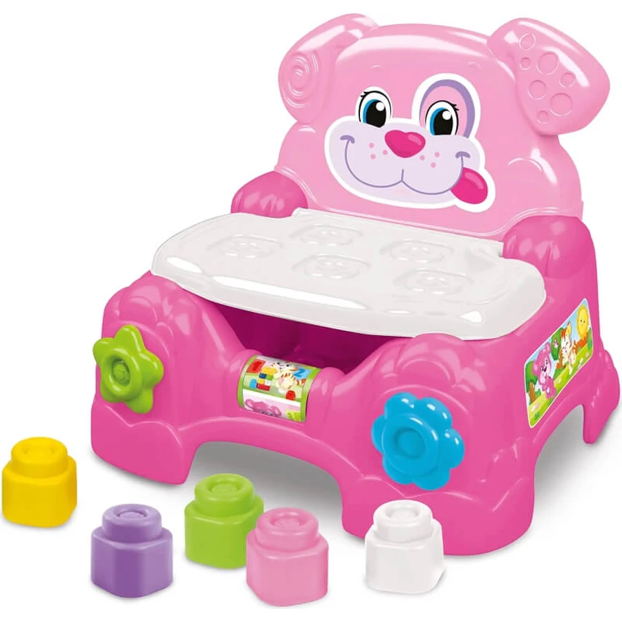 Clementoni Baby clemmy Sessel Ziegelhalter Baby Mädchen 10-36 Monate