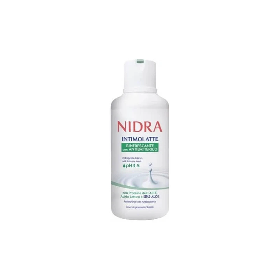 Nidra Intimolatte ph 3,5 - detergente intimo rinfrescante con antibatterico 500 ml
