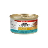 Purina gourmet gold delights in tonijnsaus - volledige voeding voor volwassen katten 85 gr