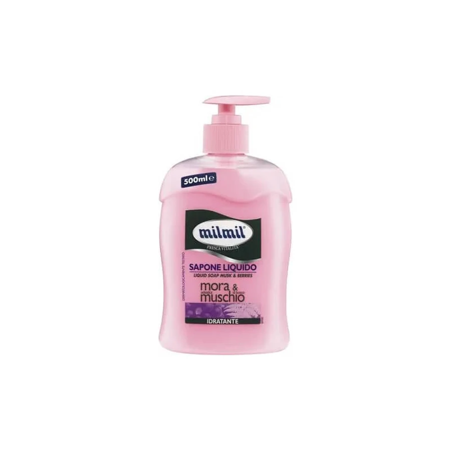 Mil mil Hydraterende vloeibare zeep braambes &amp; musk 500 ml